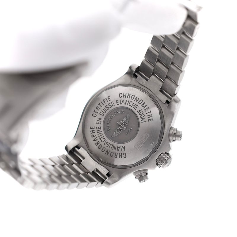 Image 11 of Breitling Avenger Titanium Chronograph E13360; Automatic Men's Watch