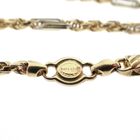 Image 5 of Two-tone gold Figarope link chain; Cento Group