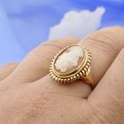 Image 4 of Vintage gold ring with cameo