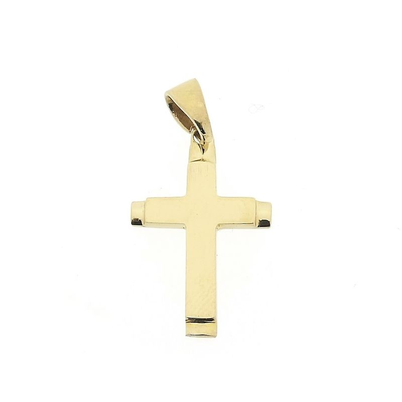 Image 1 of Gold pendant of a cross