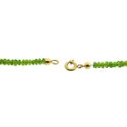 Image 4 of Peridot bead necklace with gold clasp