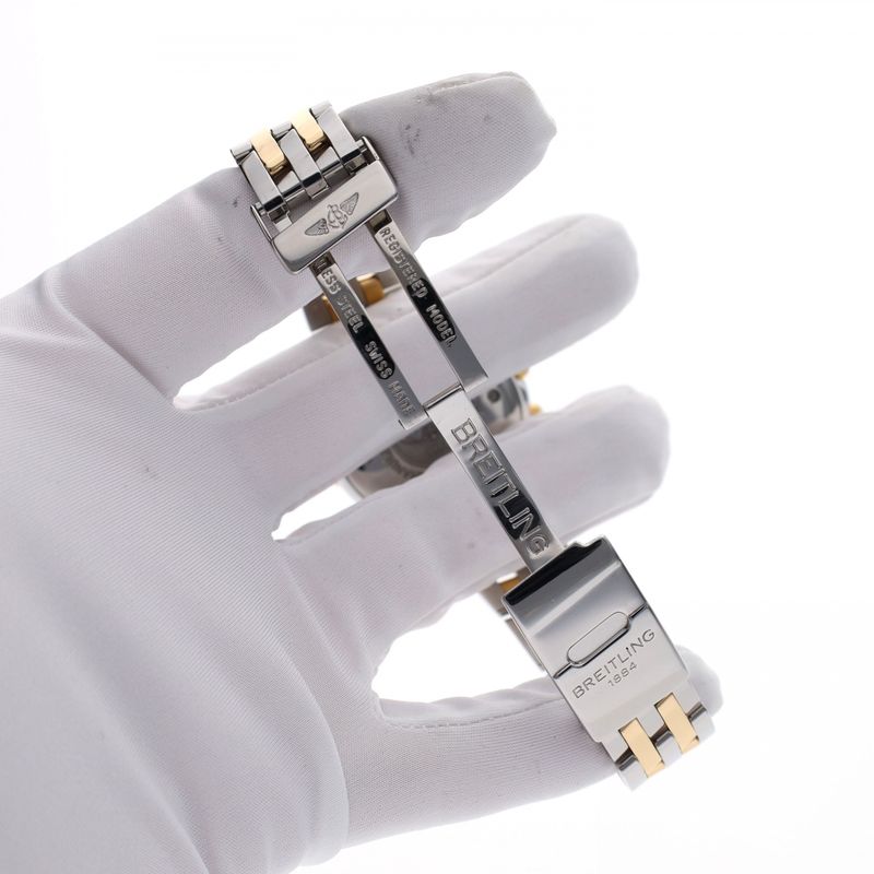 Image 11 of Breitling Windrider Chrono Jetstream B55048; Yellow Gold/Stainless Steel Men’s Watch