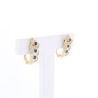 Image 2 of Gold stud earrings with zirconia