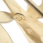 Image 7 of Gold letter brooch; letter R | Vintage