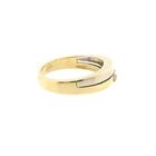 Image 5 of Bicolor Gold Ring with Diamond; 0.11 ct.