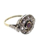 Image 8 of Victorian ruby and diamond ring 0.16 ct. | Antique