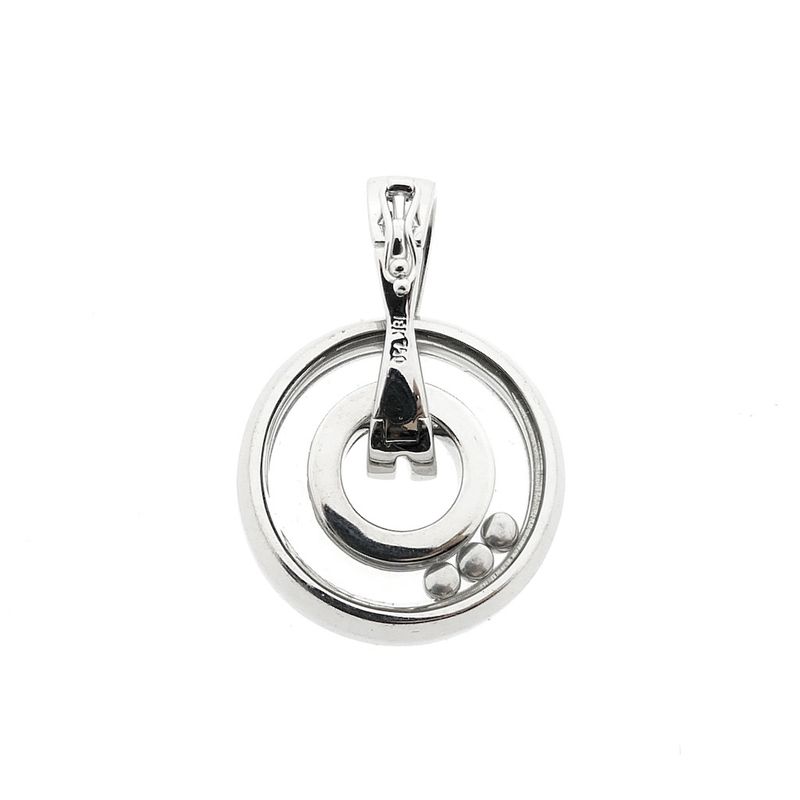 Image 3 of White gold pendant with diamonds