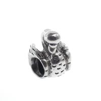 Pandora charm; Silver; Swan