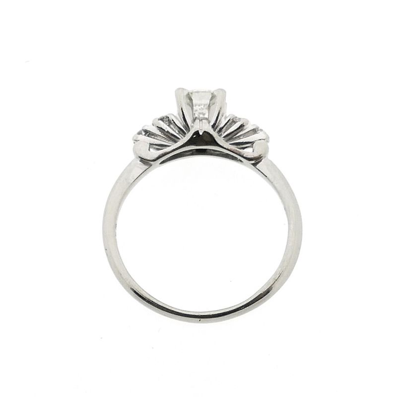 Image 5 of White gold engagement ring with diamond | 0.48 ct.