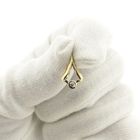 Image 2 of Gold pendant with diamond | 0.005 ct.