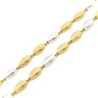 Image 6 of Two-tone gold fantasy link necklace