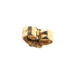 Image 6 of Gold stud earrings with topaz