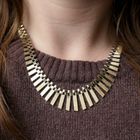 Image 8 of Gold matte Cleopatra necklace