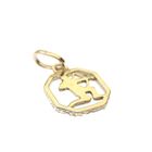 Image 6 of Gold zodiac sign pendant; Sagittarius