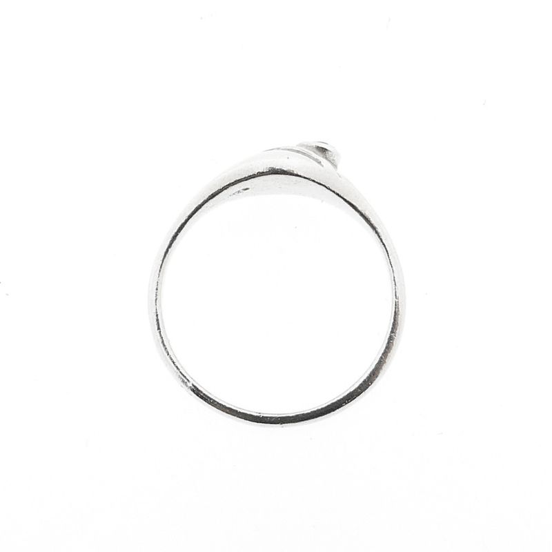 Image 5 of Silver ring with zirconia