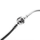 Image 3 of Pandora bracelet; Silver; Snake Chain | 19 cm