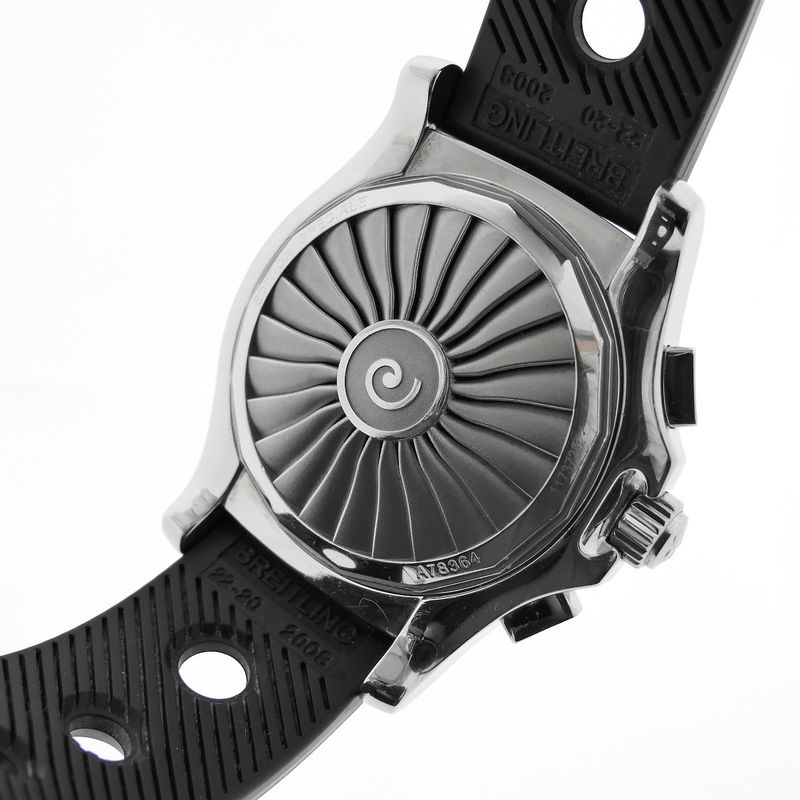 Image 8 of Breitling Airwolf Raven A78364; Professional Pilot's Men's Watch