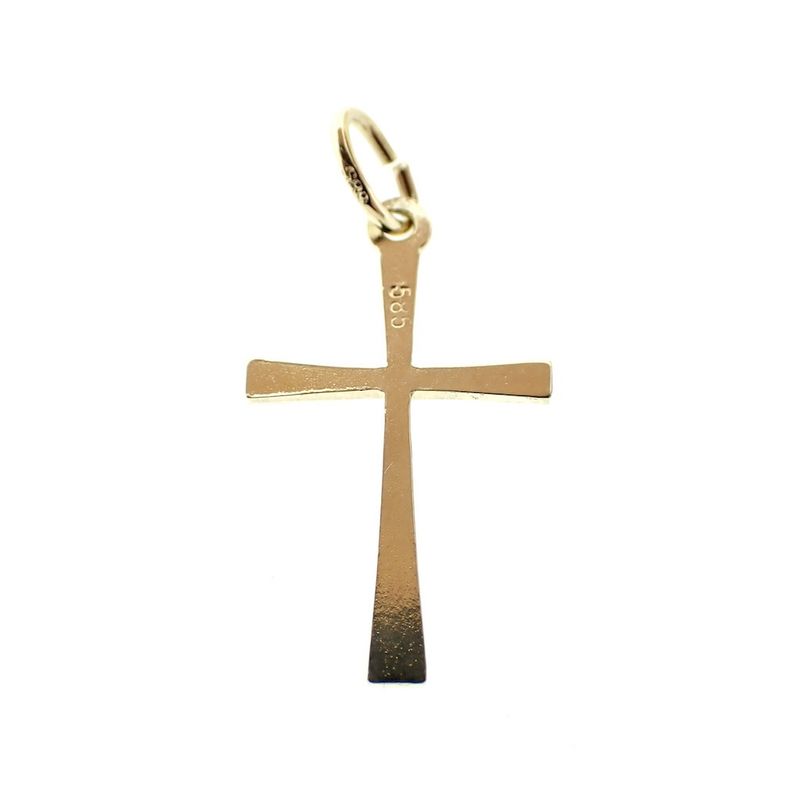 Image 6 of Gold pendant with a subtle cross