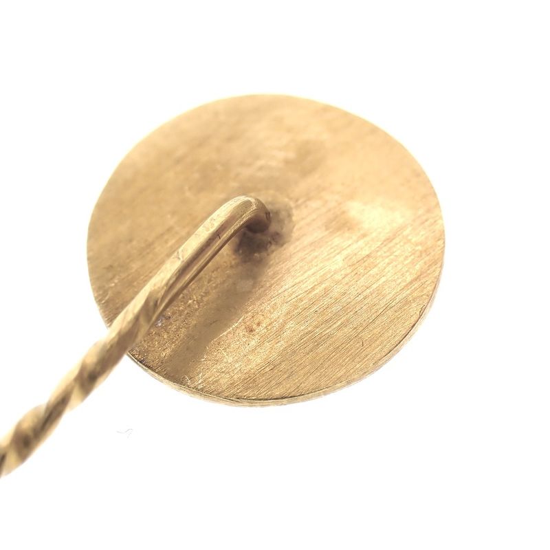 Image 4 of Gold lapel pin with coin of the Dutch Youth Association