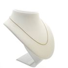 Image 3 of Gold thin gourmet link chain