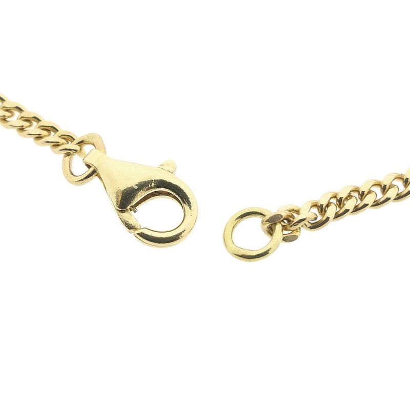 Image 5 of Gold gourmet link bracelet | 19.5 cm