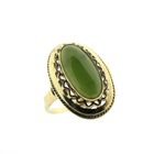 Image 1 of Gold ring with jade | Vintage