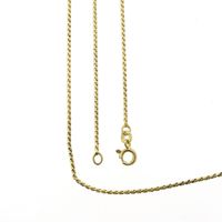 Gold S-link necklace | 54 cm
