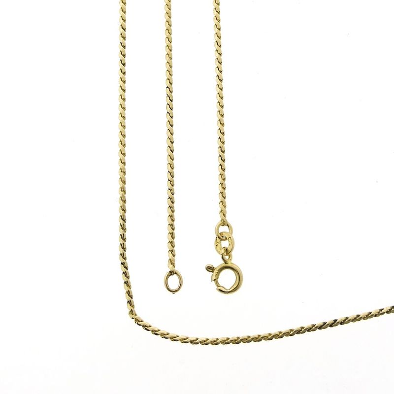Image 1 of Gold S-link necklace | 54 cm