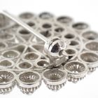 Image 4 of Silver round Zeeland Goese button brooch | Ø 33.0 mm