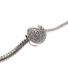 Image 2 of Pandora clip charm; Zirconia Heart