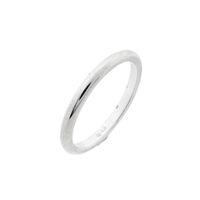 White gold sliding ring; Diamonde