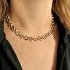 Image 3 of Golden fantasy link necklace