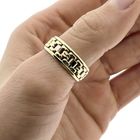 Image 4 of Two-tone gold link ring