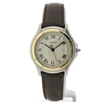 Cartier Cougar; Gold/steel unisex watch
