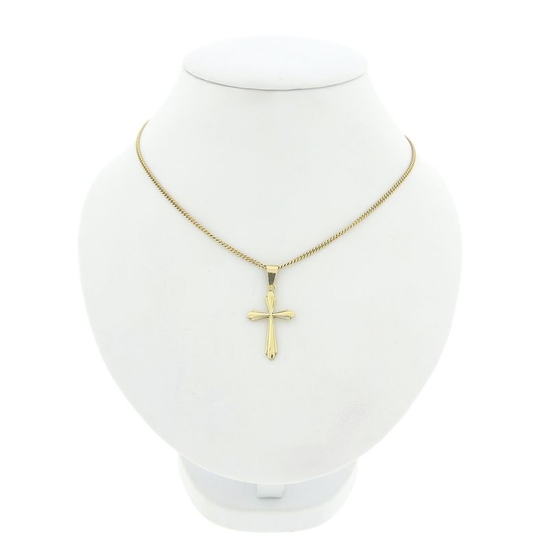 Image 3 of Gold pendant of a cross