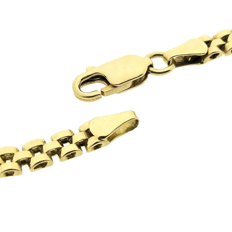 Image 5 of Gold Bismarck link bracelet | 18.5 cm