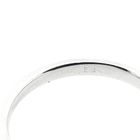 Image 5 of White gold ring with diamond; 0.12 ct.