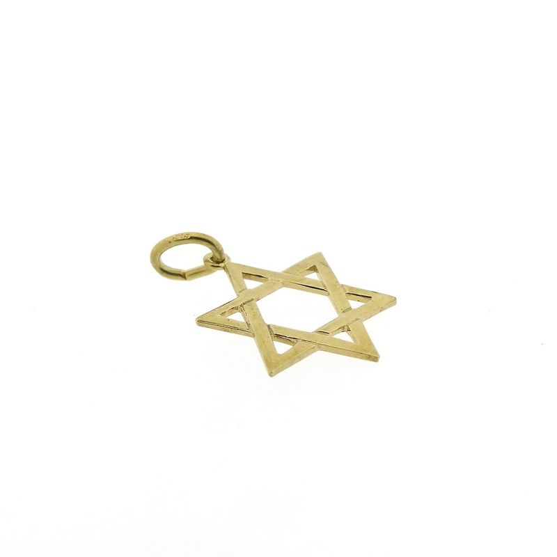 Image 3 of Gold pendant of a Star of David