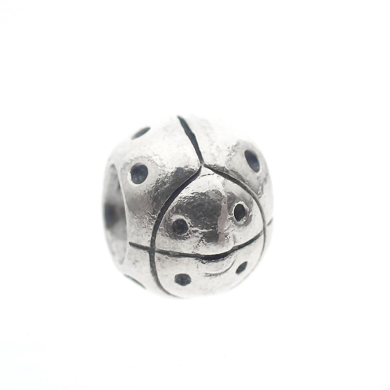 Image 1 of Pandora charm; Silver; Ladybug