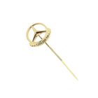 Image 8 of 8 carat vintage lapel pin with Mercedes Benz logo