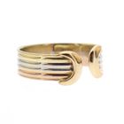 Image 5 of 18 carat tricolor gold ring
