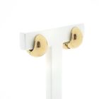 Image 4 of Gold wide earrings | Ø 14.5 mm