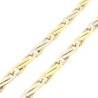 Image 7 of Two-tone gold infinity link chain