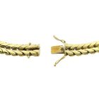 Image 5 of Gold flat foxtail link necklace | 40.5 cm