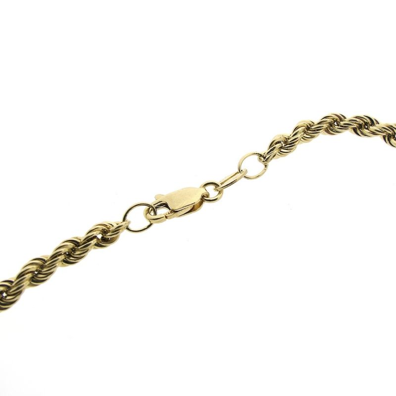 Image 3 of Gold twisted link bracelet | 20 cm