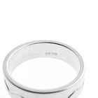 Image 3 of Silver ring with a zigzag relief