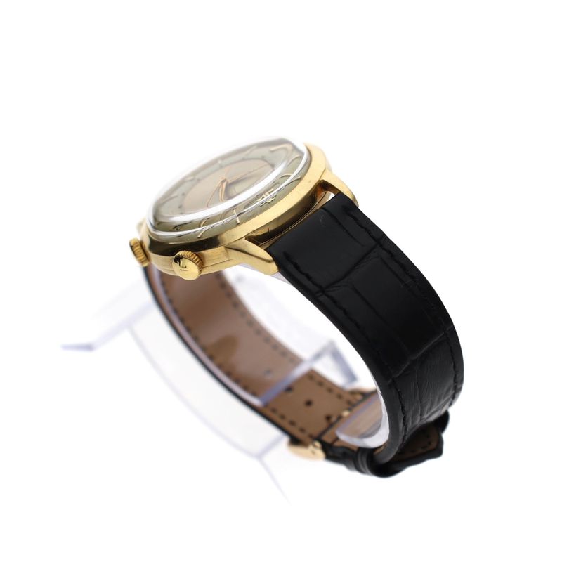 Afbeelding 7 van Jaeger LeCoultre Memovox Ref. 855; Vintage 18k. Gouden Heren Horloge