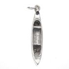 Image 1 of Silver charm; Canoe