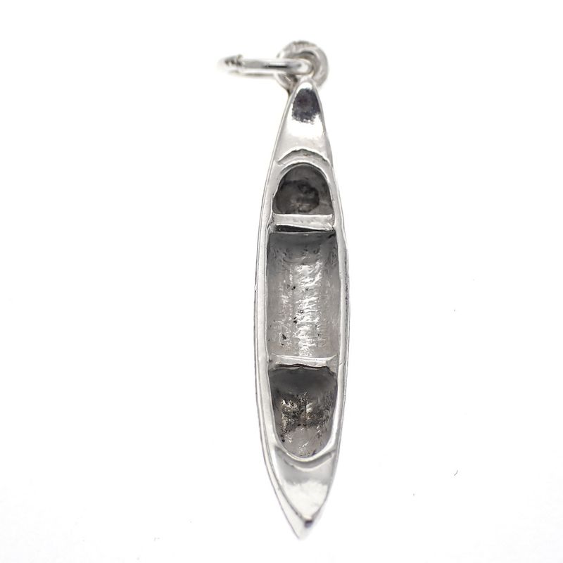 Image 1 of Silver charm; Canoe