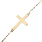 Image 5 of Gold anchor link chain with fixed pendant | 43 - 45 cm